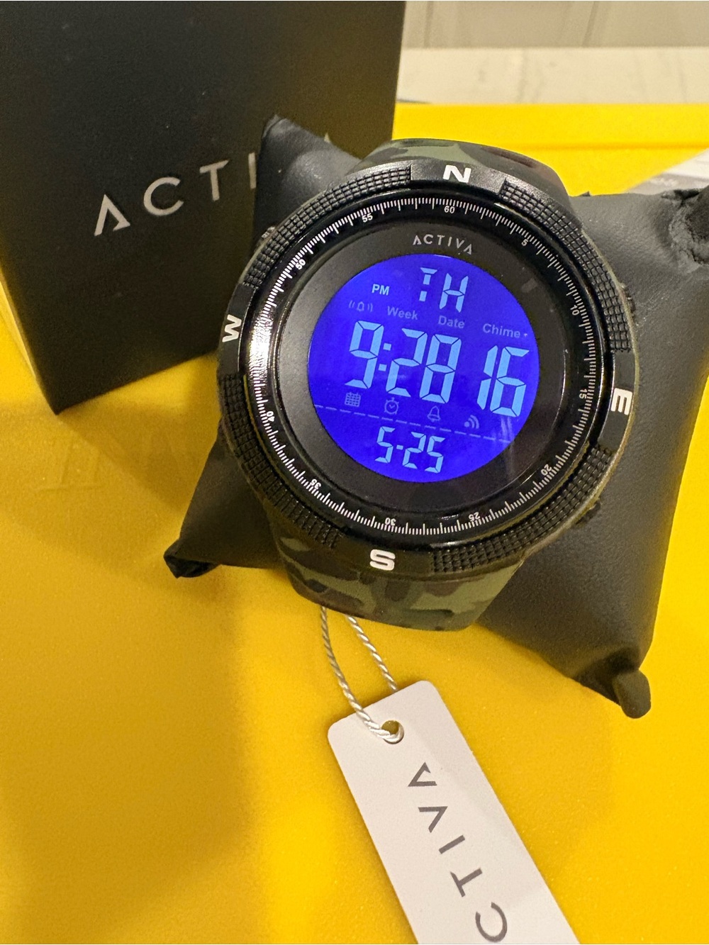 Activa Men's Digital Sport Watch - Camouflage/Black
